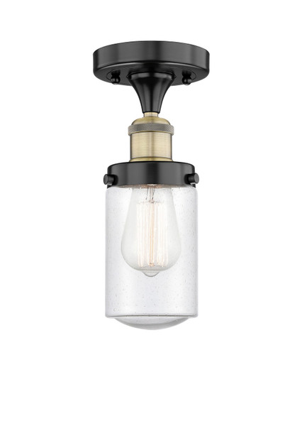 Innovations - 616-1F-BAB-G314 - One Light Semi-Flush Mount - Edison - Black Antique Brass