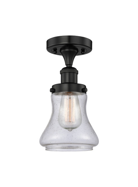 Innovations - 616-1F-BK-G194 - One Light Semi-Flush Mount - Edison - Matte Black