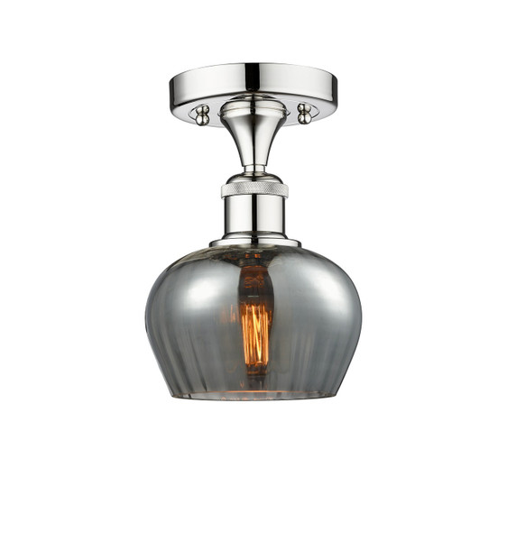 Innovations - 616-1F-PC-G93 - One Light Semi-Flush Mount - Edison - Polished Chrome