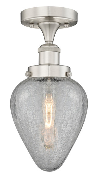 Innovations - 616-1F-SN-G165 - One Light Semi-Flush Mount - Edison - Brushed Satin Nickel