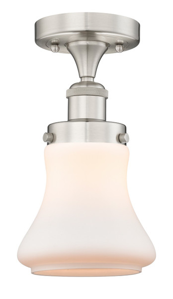 Innovations - 616-1F-SN-G191 - One Light Semi-Flush Mount - Edison - Brushed Satin Nickel