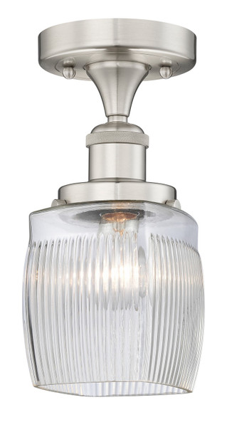 Innovations - 616-1F-SN-G302 - One Light Semi-Flush Mount - Edison - Brushed Satin Nickel