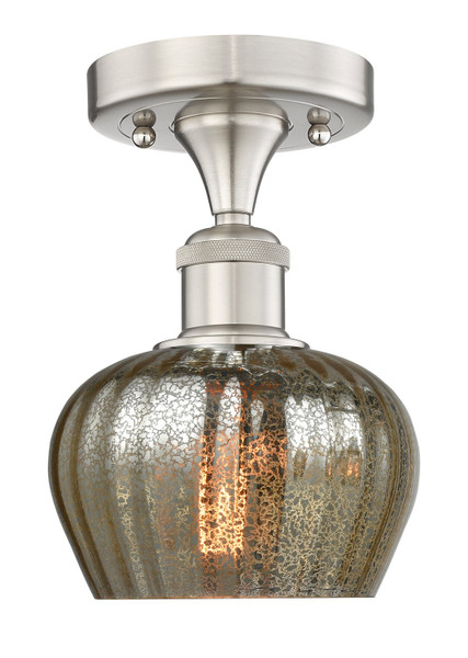 Innovations - 616-1F-SN-G96 - One Light Semi-Flush Mount - Edison - Brushed Satin Nickel