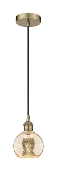 Innovations - 616-1P-AB-G128-6 - One Light Mini Pendant - Edison - Antique Brass