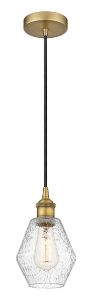 manufacturer_finish:Brushed Brass|manufacturer_glass:Seedy Cindyrella 6|light_output:220.00lm|color_temperature:2200K|cri:99