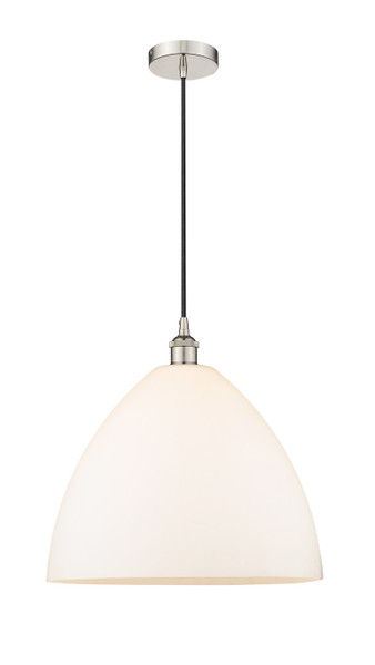 manufacturer_finish:Polished Nickel|manufacturer_glass:Matte White Bristol 16|light_output:220.00lm|color_temperature:2200K|cri:99