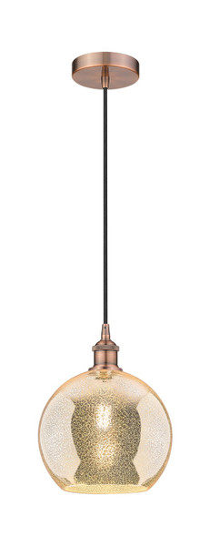 Innovations - 616-1P-AC-G128-10 - One Light Mini Pendant - Edison - Antique Copper