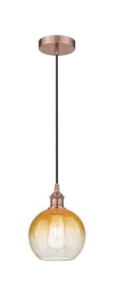 Innovations - 616-1P-AC-G483-8AM - One Light Mini Pendant - Edison - Antique Copper