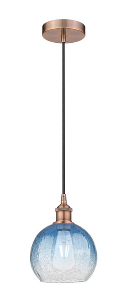 Innovations - 616-1P-AC-G483-8SB - One Light Mini Pendant - Edison - Antique Copper