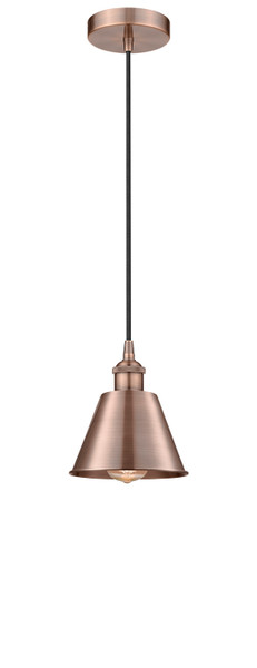 Innovations - 616-1P-AC-M8-LED - LED Mini Pendant - Edison - Antique Copper