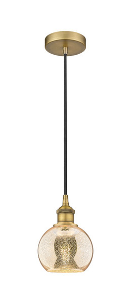 Innovations - 616-1P-BB-G128-6 - One Light Mini Pendant - Edison - Brushed Brass