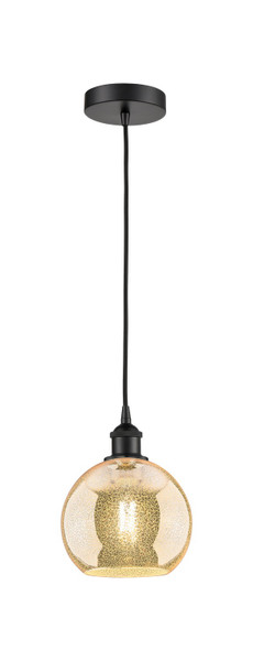 Innovations - 616-1P-BK-G128-8 - One Light Mini Pendant - Edison - Matte Black