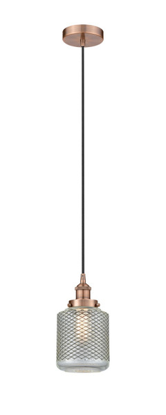 Innovations - 616-1PH-AC-G262 - One Light Mini Pendant - Edison - Antique Copper