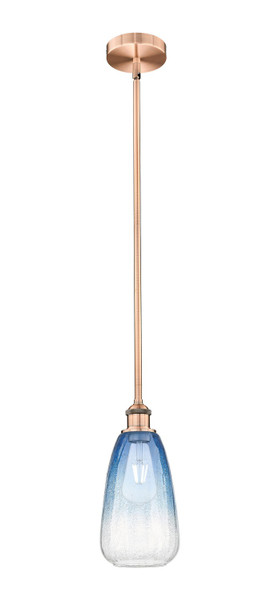 Innovations - 616-1S-AC-G480-6SB - One Light Mini Pendant - Edison - Antique Copper