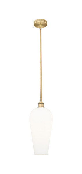Innovations - 616-1S-BB-G456-8WH - One Light Mini Pendant - Edison - Brushed Brass
