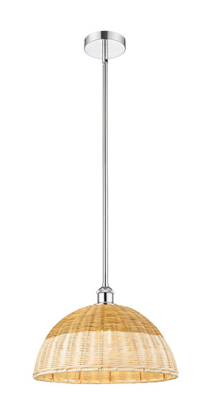Innovations - 616-1S-PC-NBD2-16-NAT - One Light Mini Pendant - Edison - Polished Chrome