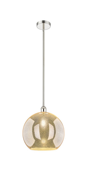Innovations - 616-1S-PN-G128-14 - One Light Pendant - Edison - Polished Nickel
