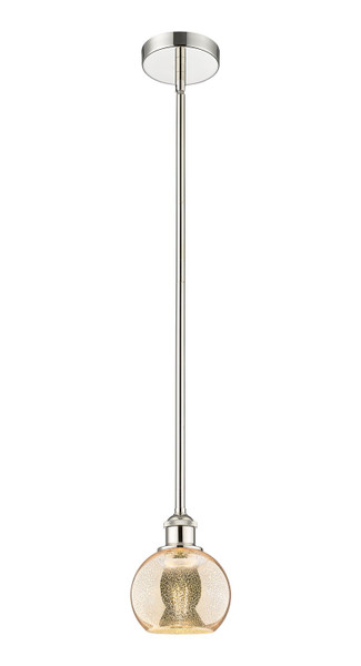 Innovations - 616-1S-PN-G128-6 - One Light Mini Pendant - Edison - Polished Nickel