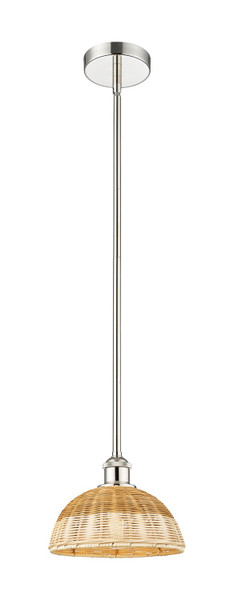 Innovations - 616-1S-PN-NBD2-9-NAT - One Light Mini Pendant - Edison - Polished Nickel