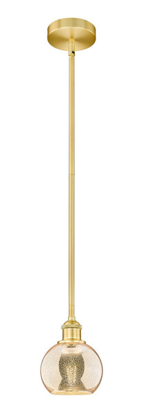 Innovations - 616-1S-SG-G128-6 - One Light Mini Pendant - Edison - Satin Gold