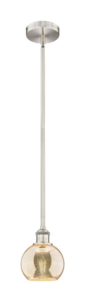Innovations - 616-1S-SN-G128-6 - One Light Mini Pendant - Edison - Brushed Satin Nickel