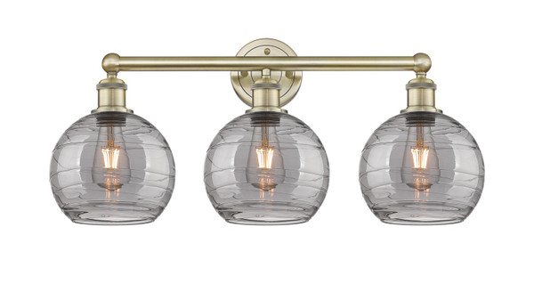 manufacturer_finish:Antique Brass|manufacturer_glass:Light Smoke Athens Deco Swirl|light_output:220.00lm|color_temperature:2200K|cri:99