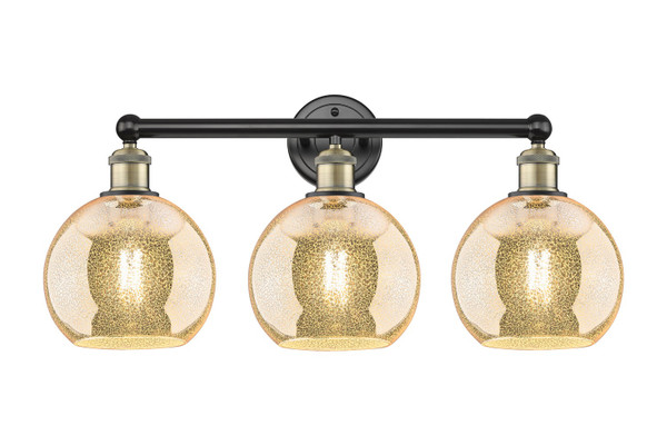 Innovations - 616-3W-BAB-G128-8 - Three Light Bath Vanity - Edison - Black Antique Brass
