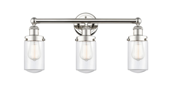 Innovations - 616-3W-PN-G312 - Three Light Bath Vanity - Edison - Polished Nickel