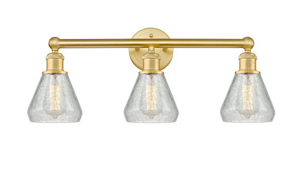 Innovations - 616-3W-SG-G275 - Three Light Bath Vanity - Edison - Satin Gold