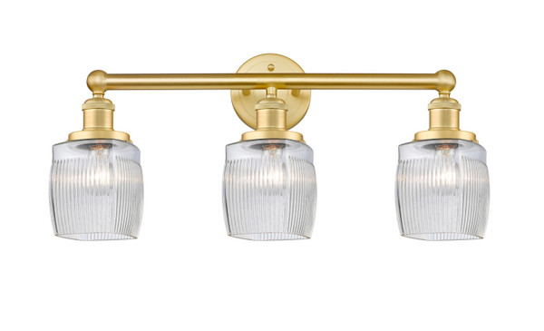 Innovations - 616-3W-SG-G302 - Three Light Bath Vanity - Edison - Satin Gold
