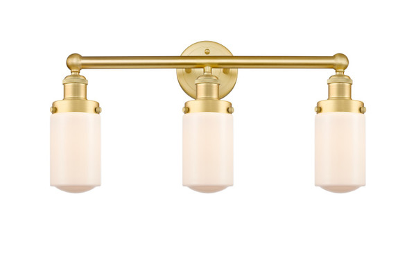 Innovations - 616-3W-SG-G311 - Three Light Bath Vanity - Edison - Satin Gold