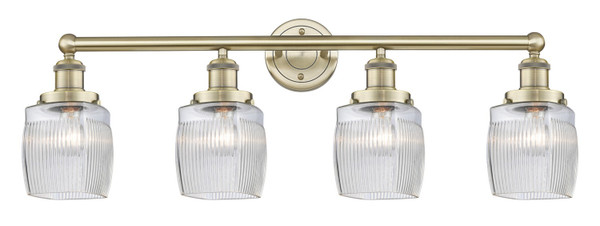 Innovations - 616-4W-AB-G302 - Four Light Bath Vanity - Edison - Antique Brass
