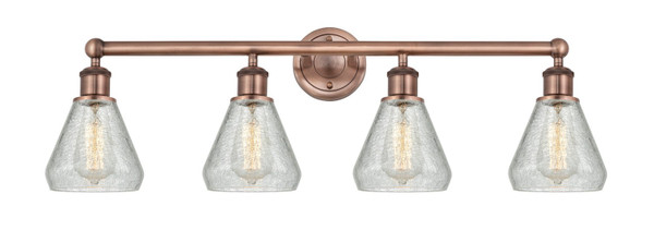 Innovations - 616-4W-AC-G275 - Four Light Bath Vanity - Edison - Antique Copper