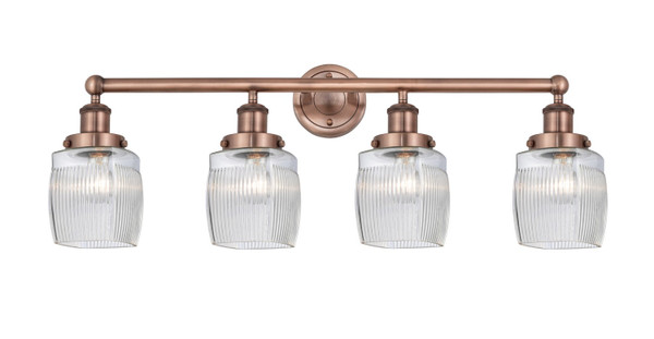 Innovations - 616-4W-AC-G302 - Four Light Bath Vanity - Edison - Antique Copper