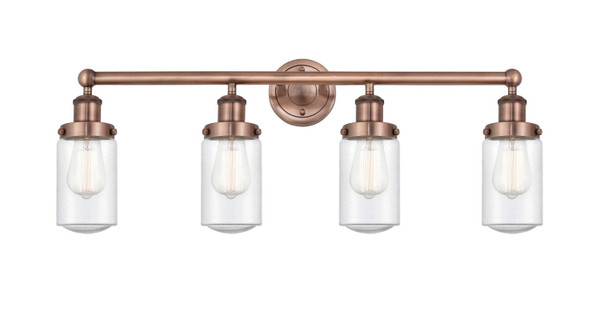 Innovations - 616-4W-AC-G314 - Four Light Bath Vanity - Edison - Antique Copper