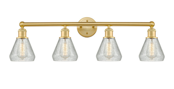 Innovations - 616-4W-SG-G275 - Four Light Bath Vanity - Edison - Satin Gold