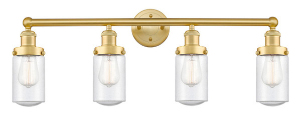 Innovations - 616-4W-SG-G314 - Four Light Bath Vanity - Edison - Satin Gold