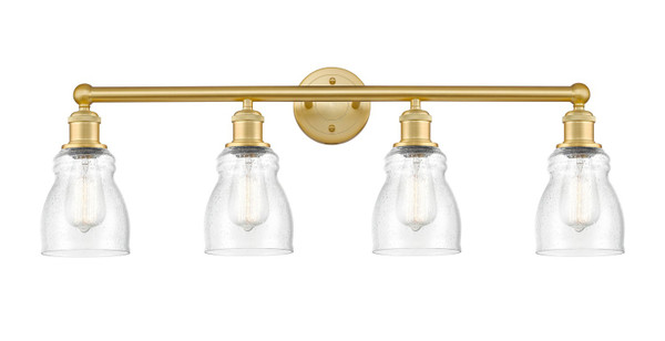 Innovations - 616-4W-SG-G394 - Four Light Bath Vanity - Edison - Satin Gold