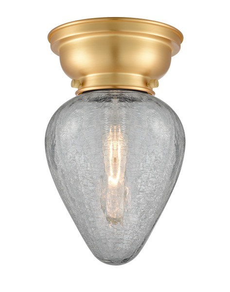 Innovations - 623-1F-SG-G165 - One Light Flush Mount - Franklin Restoration - Satin Gold