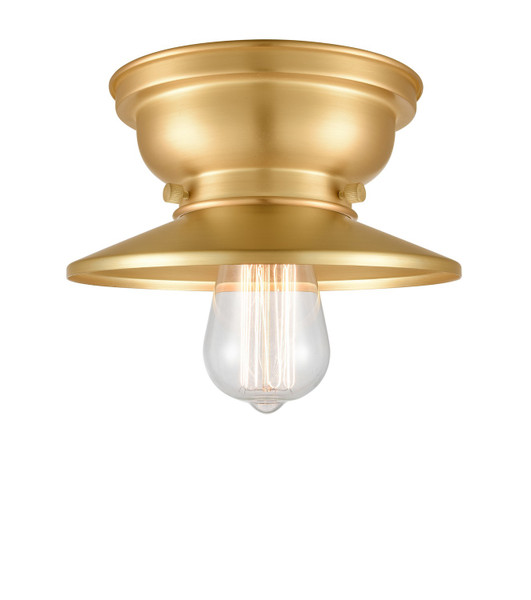 Innovations - 623-1F-SG-M4-SG - One Light Flush Mount - Franklin Restoration - Satin Gold
