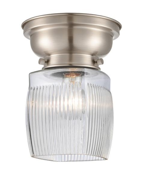 Innovations - 623-1F-SN-G302 - One Light Flush Mount - Franklin Restoration - Brushed Satin Nickel