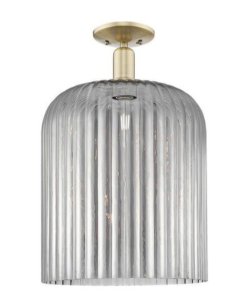 Innovations - 716-1C-AB-G559-12SM - One Light Semi-Flush Mount - Arcadia - Antique Brass