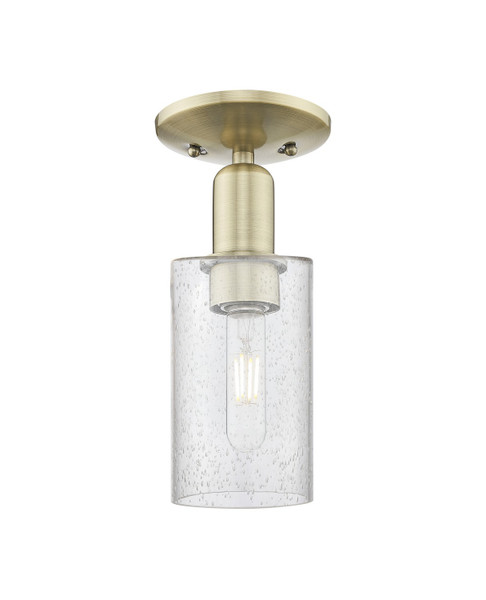 Innovations - 716-1C-AB-G804 - One Light Semi-Flush Mount - Arcadia - Antique Brass