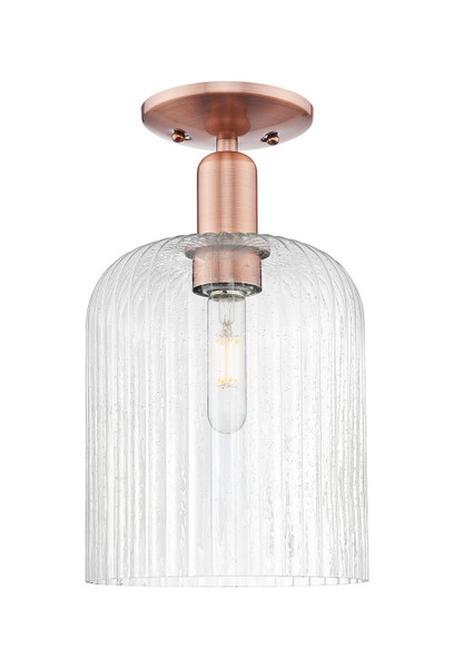 Innovations - 716-1C-AC-G559-8SDY - One Light Semi-Flush Mount - Arcadia - Antique Copper