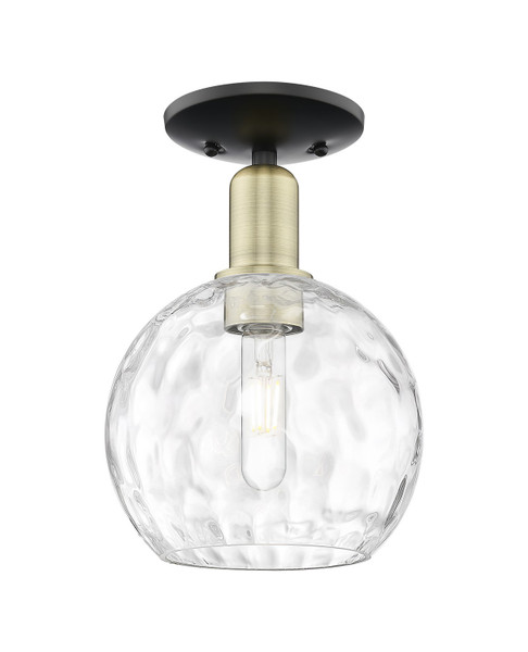 Innovations - 716-1C-BAB-G1215-8 - One Light Semi-Flush Mount - Arcadia - Black Antique Brass