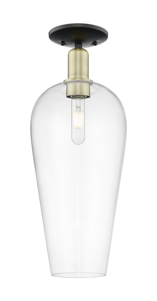 Innovations - 716-1C-BAB-G456-8CL - One Light Semi-Flush Mount - Arcadia - Black Antique Brass