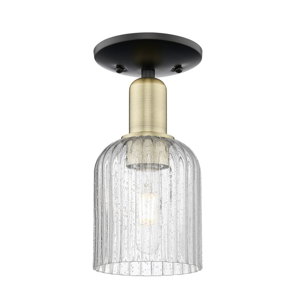 Innovations - 716-1C-BAB-G559-5SDY - One Light Semi-Flush Mount - Arcadia - Black Antique Brass