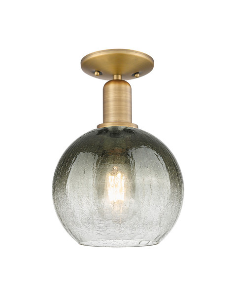 Innovations - 716-1C-BB-G483-8SL - One Light Semi-Flush Mount - Arcadia - Brushed Brass