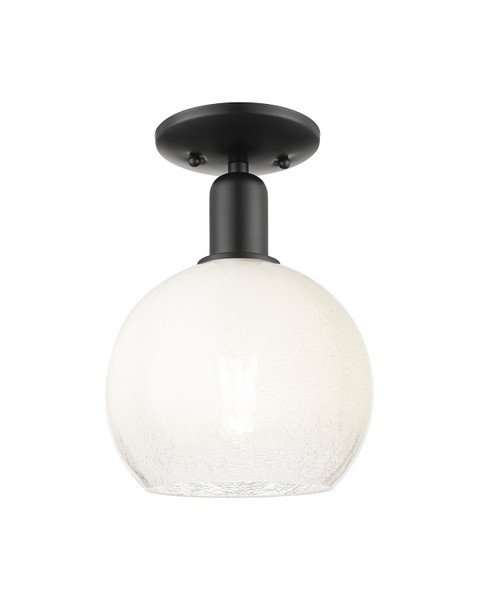 Innovations - 716-1C-BK-G483-8OP - One Light Semi-Flush Mount - Arcadia - Matte Black