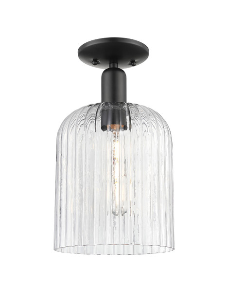 Innovations - 716-1C-BK-G559-8CL - One Light Semi-Flush Mount - Arcadia - Matte Black